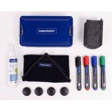 Kit premium pour tableau blanc, boîte en métal