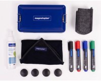 Kit premium pour tableau blanc, boîte en métal
