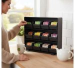 Organiseur pur sachets de thé, 12 tiroirs