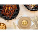 Assiette en carton, rond, diamètre: 230 mm, marron