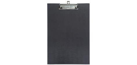 Klembord met foliecoating, A4, zwart