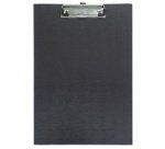 Klembord met foliecoating, A4, zwart