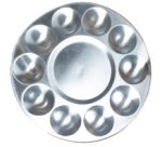 Palette de peinture, aluminium, rond, 170 mm
