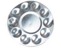 Palette de peinture, aluminium, rond, 170 mm