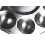 Palette de peinture, aluminium, rond, 170 mm