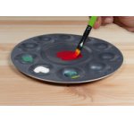 Palette de peinture, aluminium, rond, 170 mm