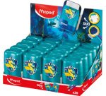 Combi gomme-taille-crayon DRAGON, présentoir de 20