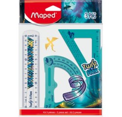 Kit de géometrie Twist'n Flex DRAGON, 3 pièces
