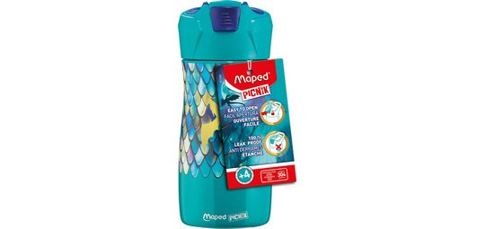 PICNIK Dragon Bottle, 0.43 L, green/blue