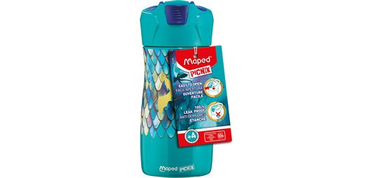 PICNIK Dragon Bottle, 0.43 L, green/blue