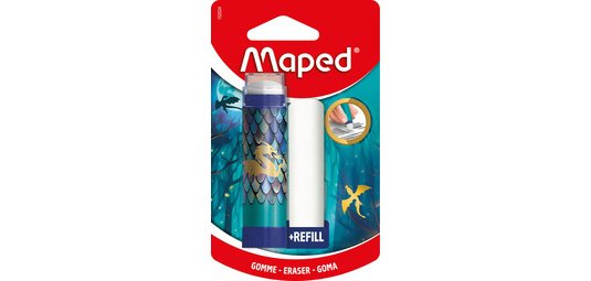 Plastic eraser DRAGON + refill, blister