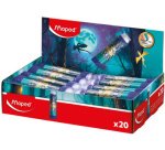 Gomme en plastique DRAGON, présentoir de 20