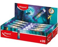 Gomme en plastique DRAGON, présentoir de 20