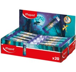 Gomme en plastique DRAGON, présentoir de 20
