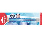 Crayon de papier ARCTIC, avec gomme, HB, blister de 6