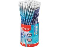 Crayon de papier ARCTIC, avec gomme, HB, pot de 72