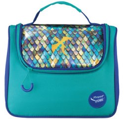 Sac à déjeuner DRAGON, vert/bleu