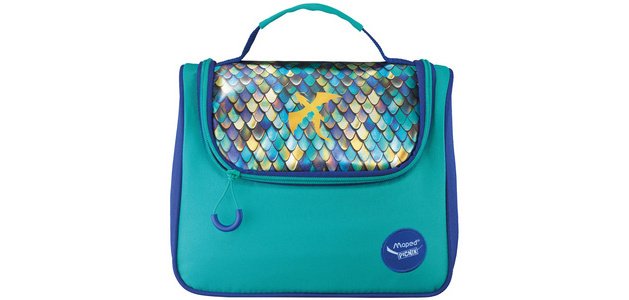 Sac à déjeuner DRAGON, vert/bleu