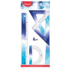 Kit de géometrie ARCTIC, 4 pièces