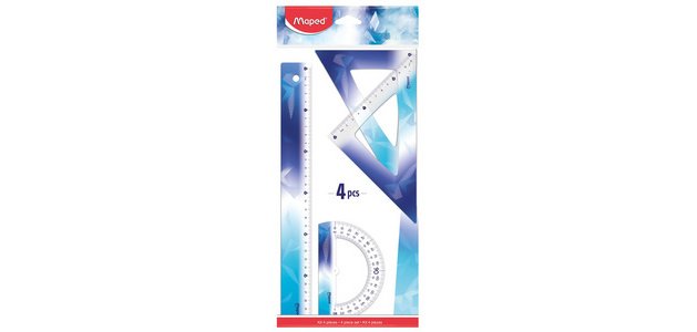 Kit de géometrie ARCTIC, 4 pièces