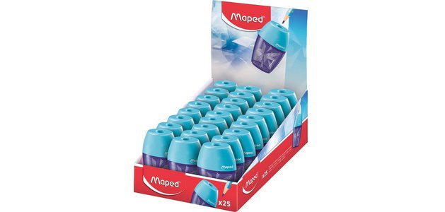 ARCTIC pencil sharpener, plastic, display of 25