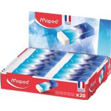 Gomme en plastique ARCTIC, présentoir de 20