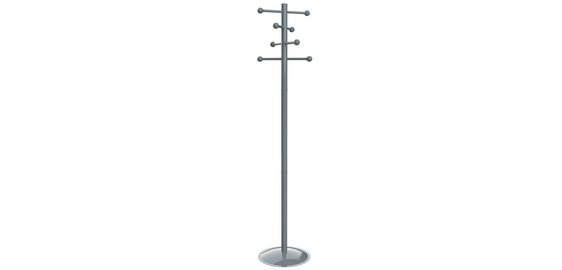 MAUL porte-manteau Saphir Lite, en métal, hauteur 171 cm, 8 patères, gris RAL7001