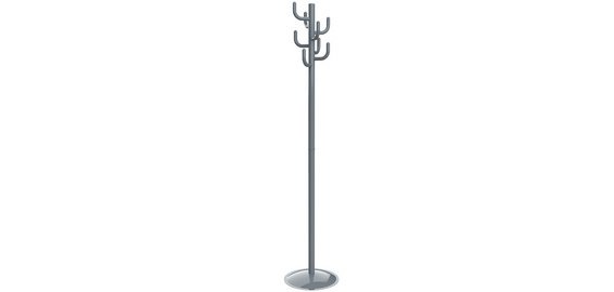 Portemanteau polaris Lite, hauteur: 1.770 mm, gris
