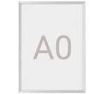 Cadre porte-affiche solid, 820 x 1.170 mm, argent