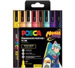 Marqueur à pigment PC-3M, étui de 8 MANGA HERO