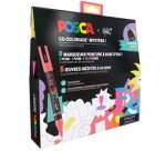 Marqueur à pigment, set de 8 'coloriage mystère'