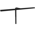 Lampe à LED gate, pince, luminosité réglable, noir