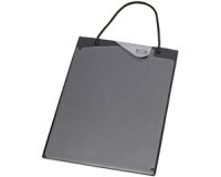 Chemise pour voiture, A4, avec pochette pour clé, noir