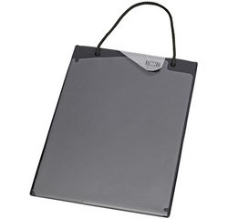 Chemise pour voiture, A4, avec pochette pour clé, noir