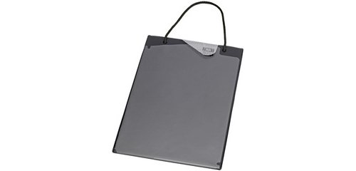 Chemise pour voiture, A4, avec pochette pour clé, noir