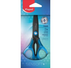 Sensoft + Scissors, length: 130 mm, for right-handers