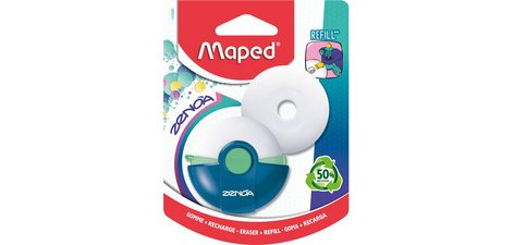 Zenoa plastic gum, incl. navulling, wit