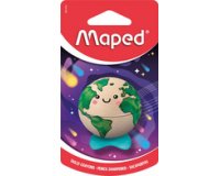 Taille-crayon PLANET, métallique, carte blister