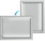 X-tra!Line poster frame, A4, silver