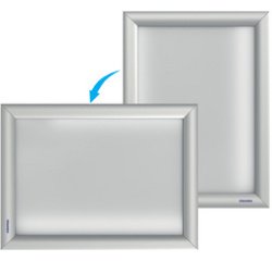 X-tra!Line poster frame, A4, silver