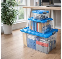 Opbergdoos met deksel, set van 3