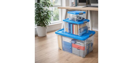 Opbergdoos met deksel, set van 3