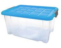 Boîte de rangement avec couvercle, 27 litres