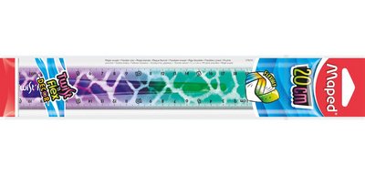 Règle plate Twist'n Flex Animal, 200 mm, flexible