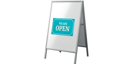 X-tra!Line Poster Holder, A1, Silver