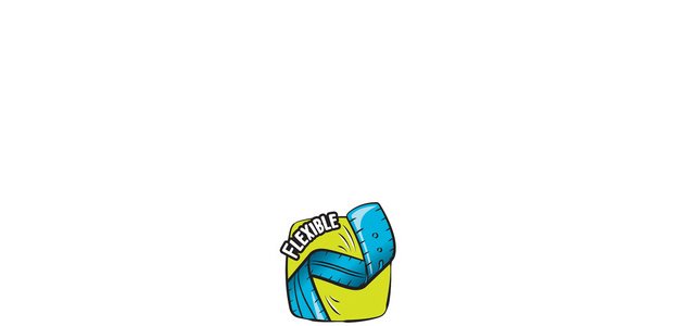 Twist'n Flex Animal Flat Ruler, 150 mm, flexible