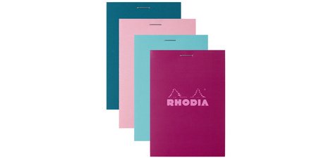 Stapled pad No. 11, A7 size, 5x5 squared, assorted