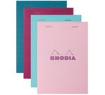 Rhodia bloc agrafé COULEURS N°13 5/5 80 feuillets microperforés, couvertures assorties - Assortis