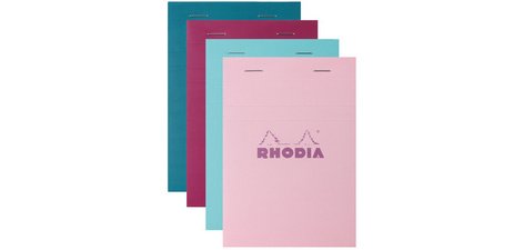 Stapled pad No. 13, A6 size, squared 5x5, assorted
