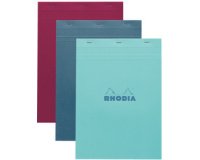 Rhodia bloc agrafé COULEURS N°18 5/5 80 feuillets microperforés, couvertures assorties - Assortis